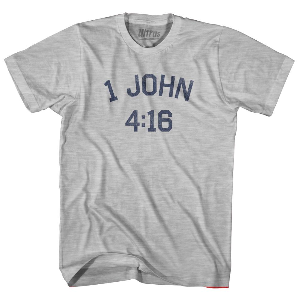 1 John 4 16 Adult Cotton T-Shirt Style006