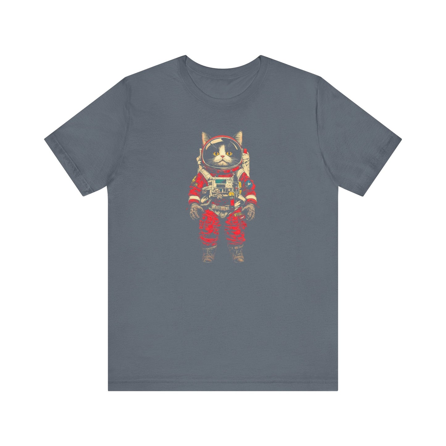 Fearless Space Cat Astronaut Graphic Tee