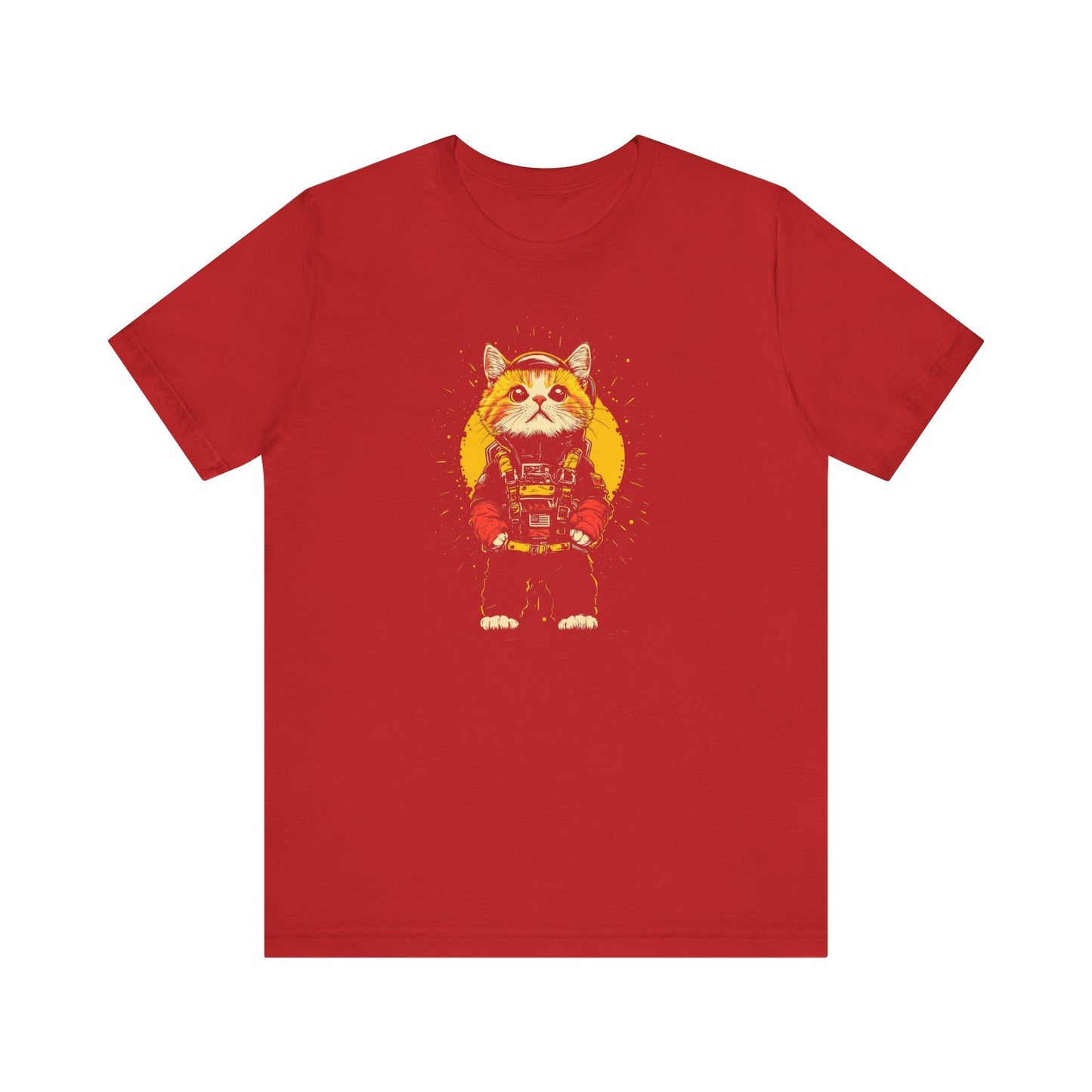 Space Cat Astronaut Graphic Tee