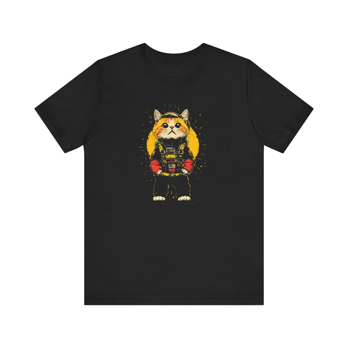 Space Cat Astronaut Graphic Tee