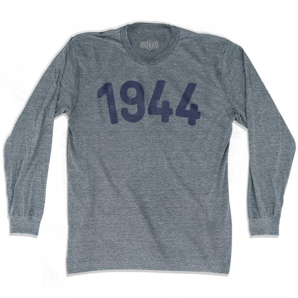 1944 Year Celebration Adult Tri-Blend Long Sleeve T-shirt