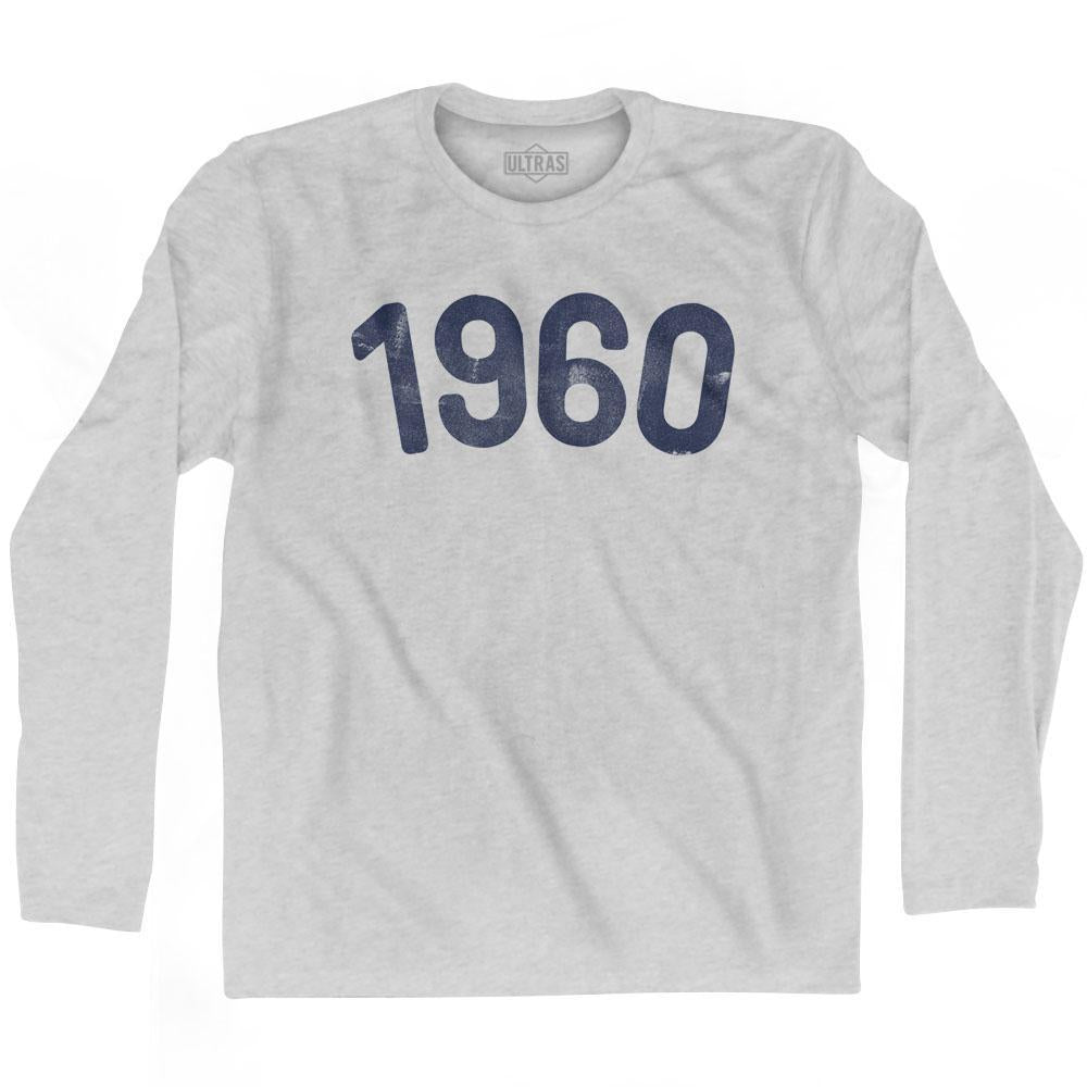 1960 Year Celebration Adult Cotton Long Sleeve T-shirt