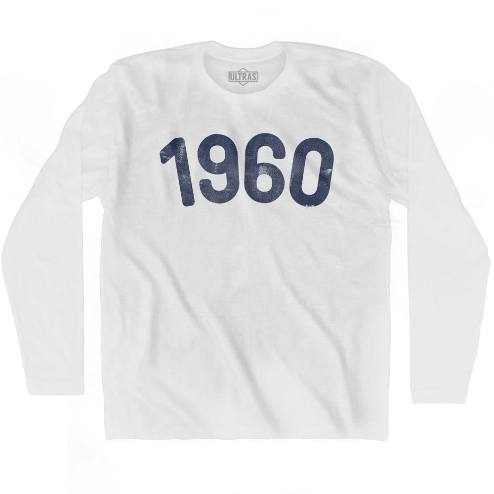 1960 Year Celebration Adult Cotton Long Sleeve T-shirt Style001