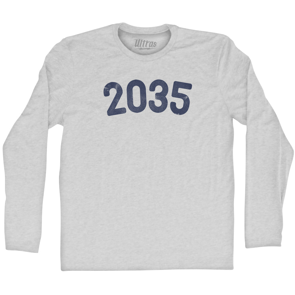 2035 Year Celebration Adult Cotton Long Sleeve T-shirt Style001