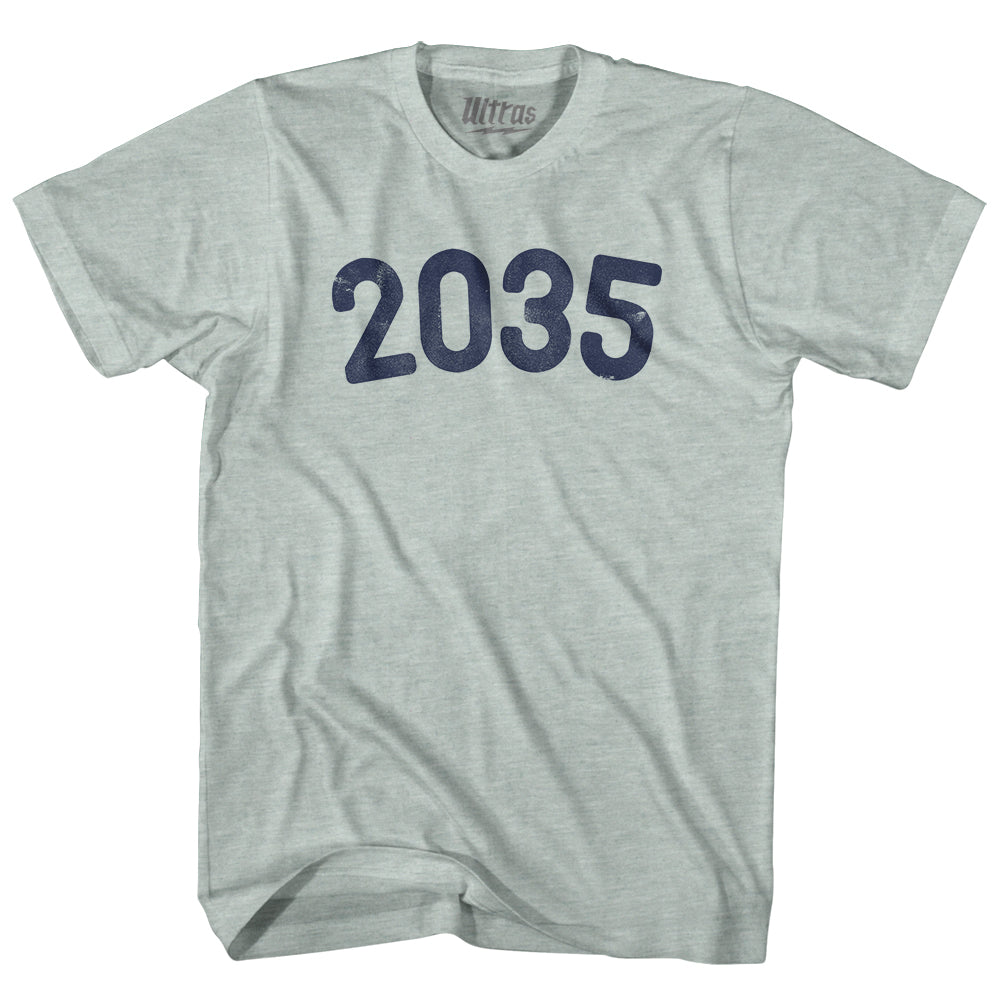 2035 Year Celebration Adult Tri-Blend T-shirt Style004