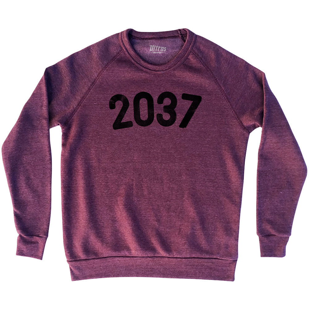 2037 Year Celebration Adult Tri-Blend Sweatshirt Style002