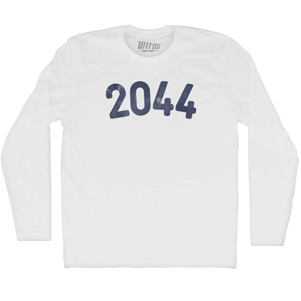 2044 Year Celebration Adult Cotton Long Sleeve T-shirt
