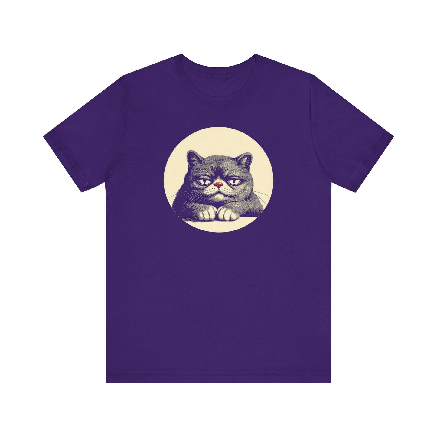 Grumpy Cat Graphic Tee – Vintage Style Cat Lover Shirt Style001