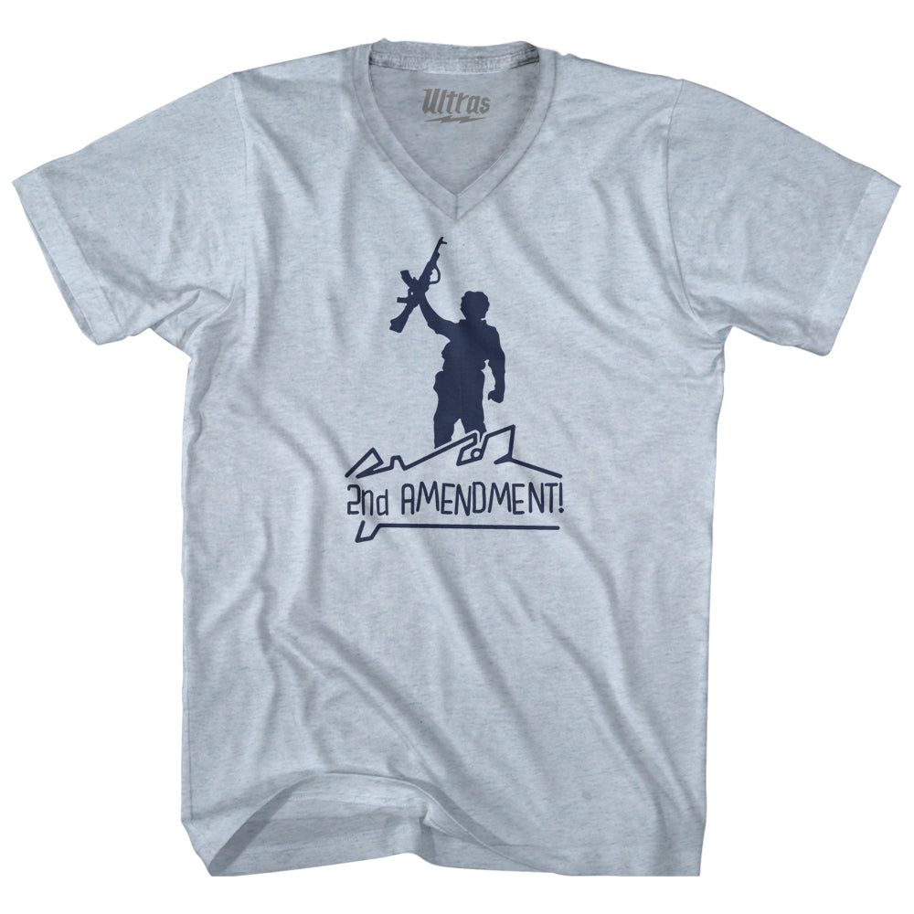 2nd Amendment Adult Tri-Blend V-neck T-shirt Style006