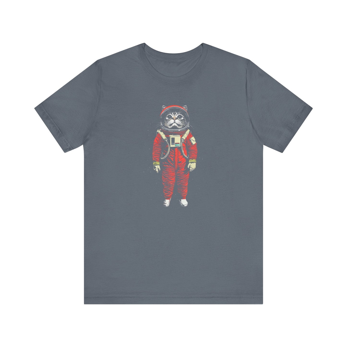 Adorable Cat Astronaut Graphic Tee