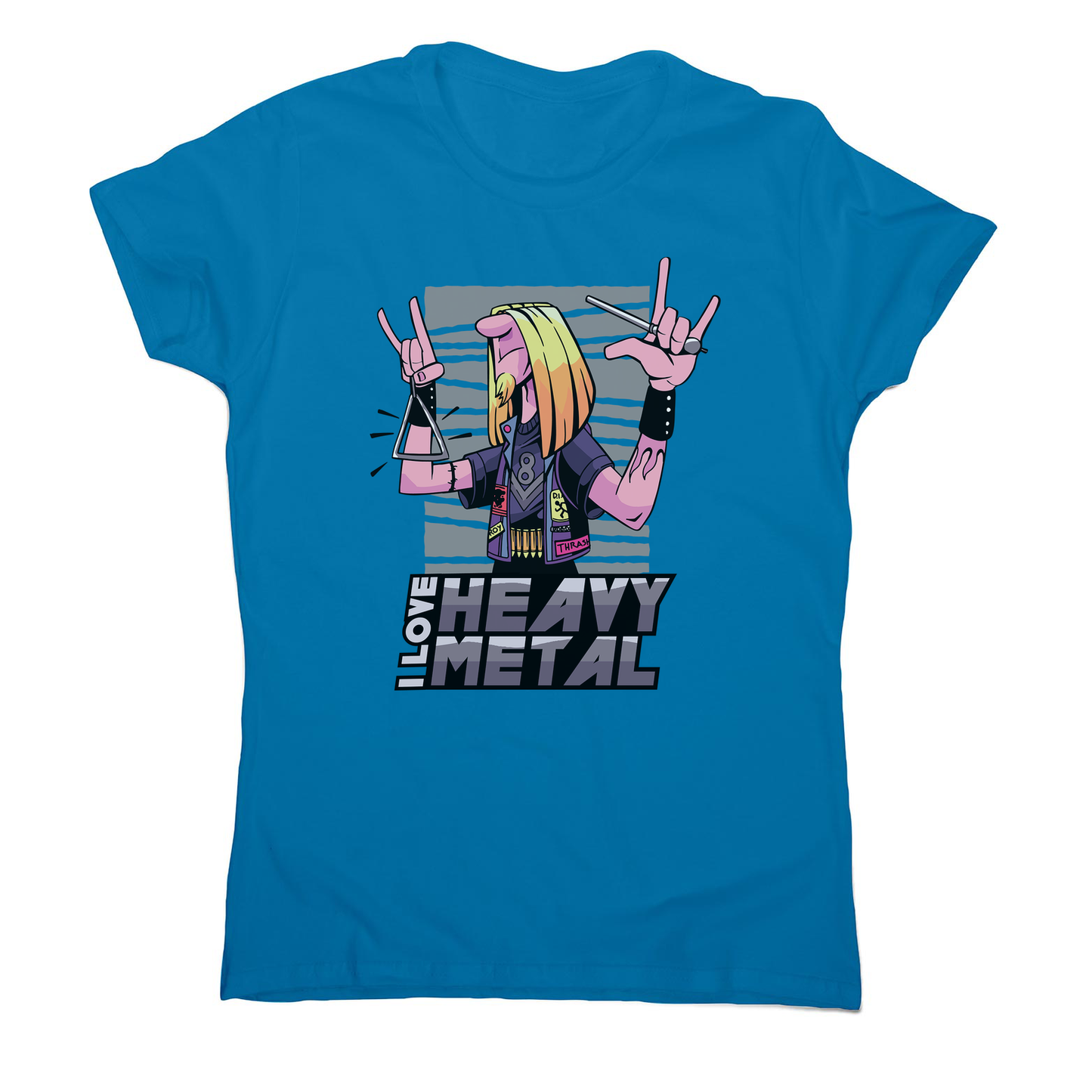 I love heavy metal women's t-shirt