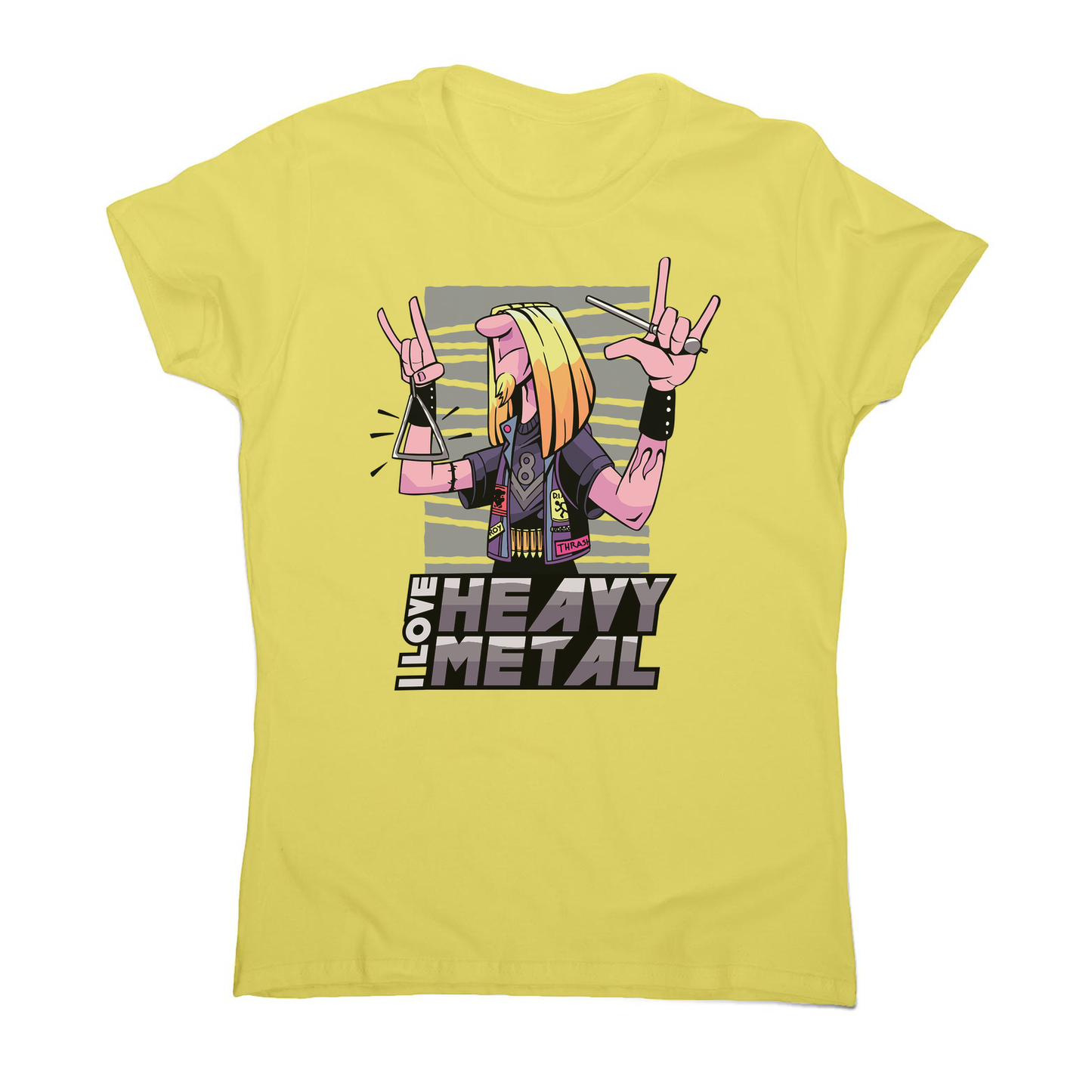 I love heavy metal women's t-shirt