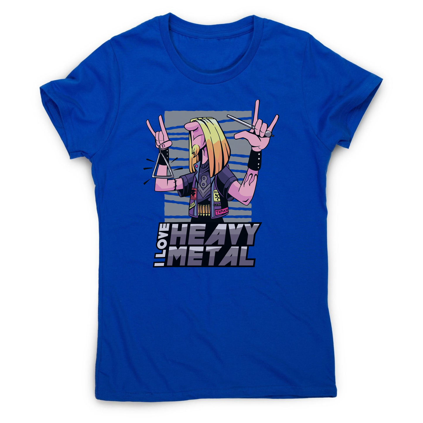 I love heavy metal women's t-shirt