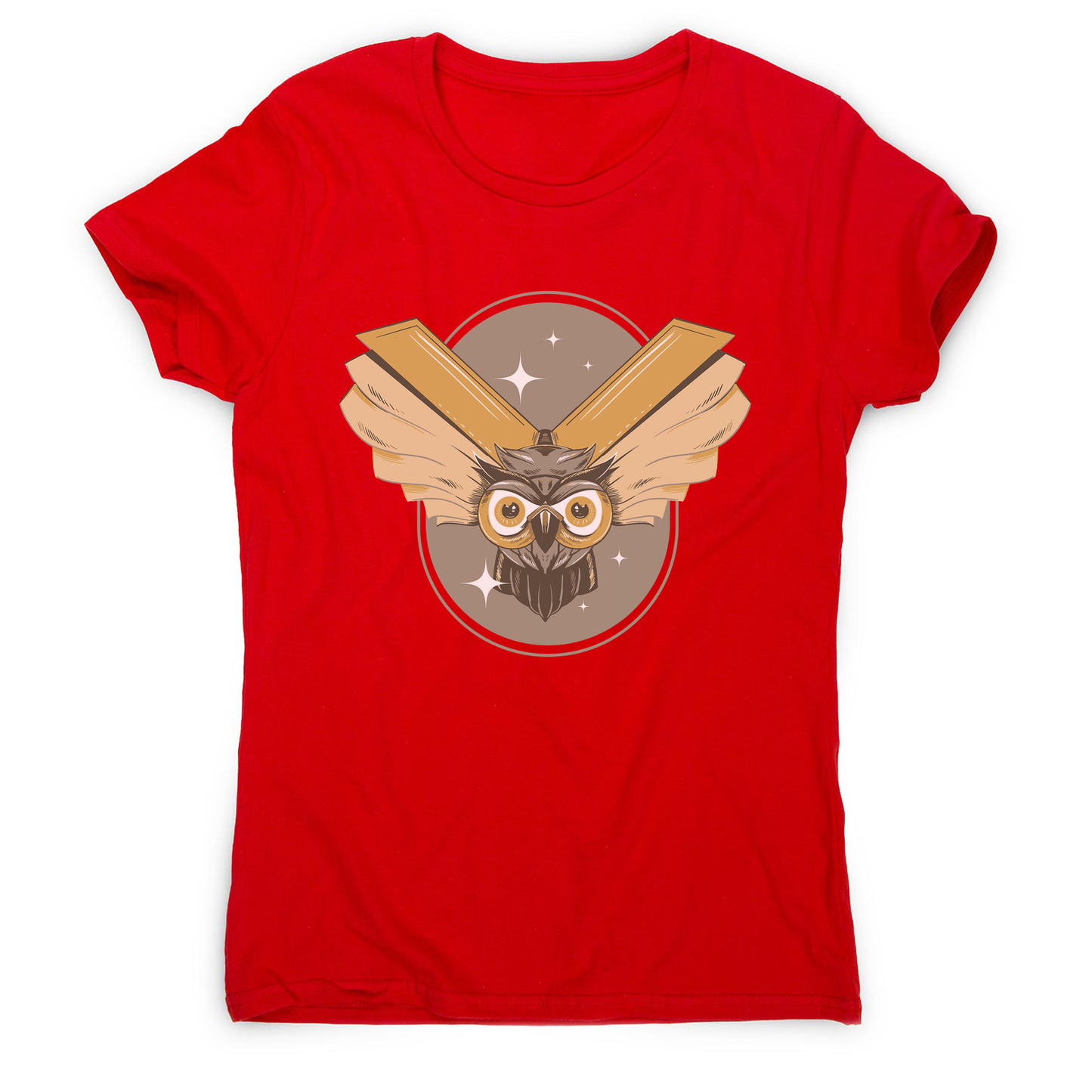 Owl books women's t-shirt
