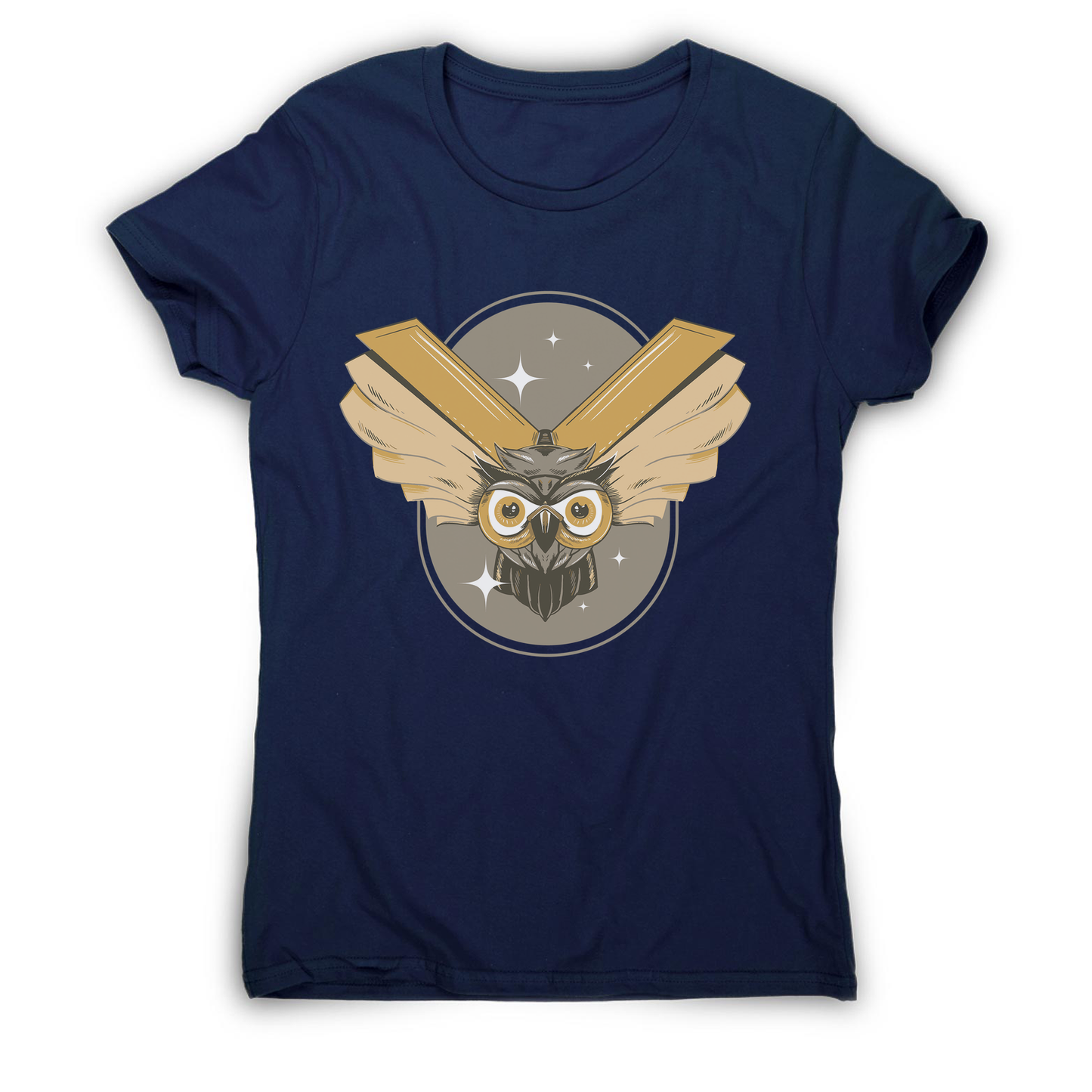 Owl books women's t-shirt