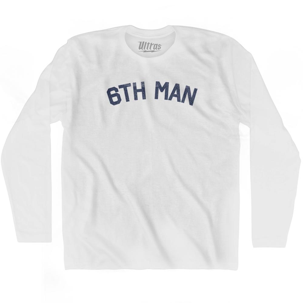 6Th Man Adult Cotton Long Sleeve T-Shirt