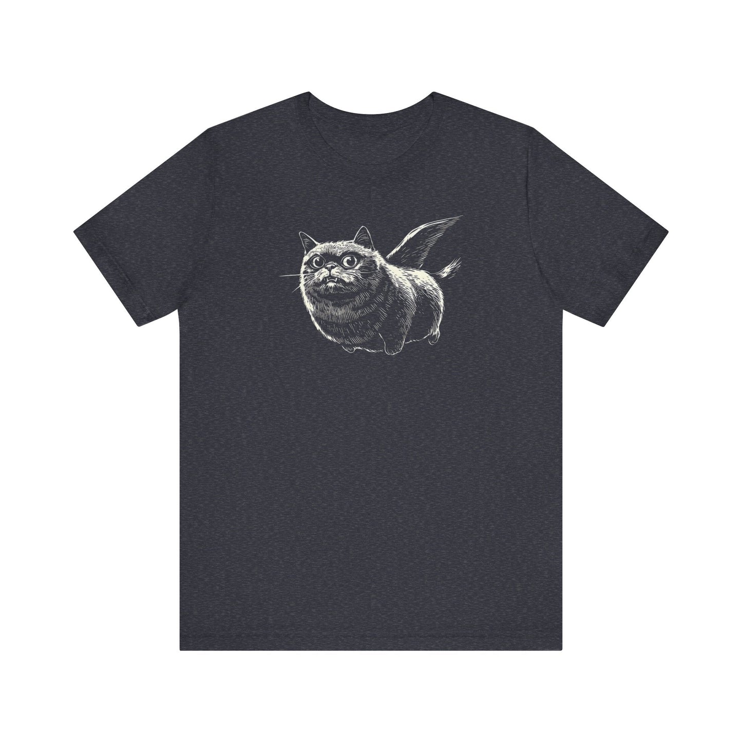 Flying Cat Graphic Tee Style001