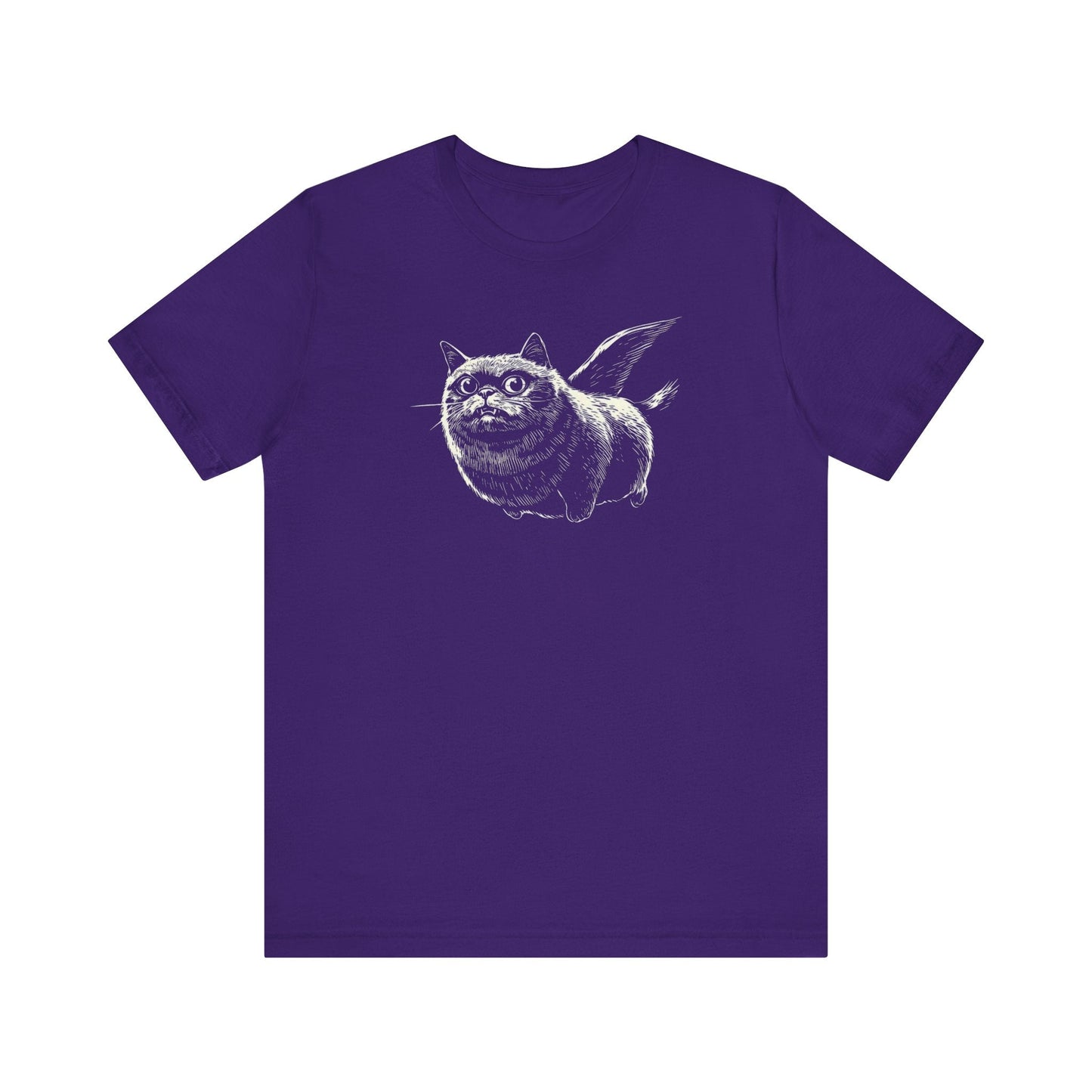 Flying Cat Graphic Tee Style001