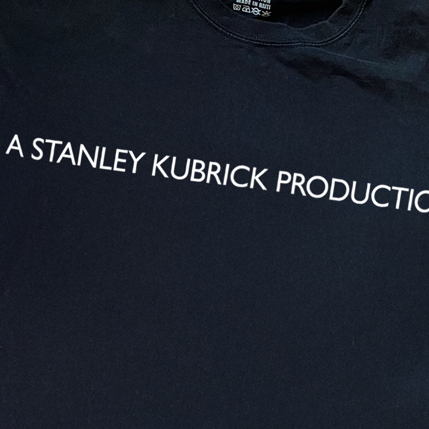 'A STANLEY KUBRICK PRODUCTION' BLACK PROMO T-SHIRT