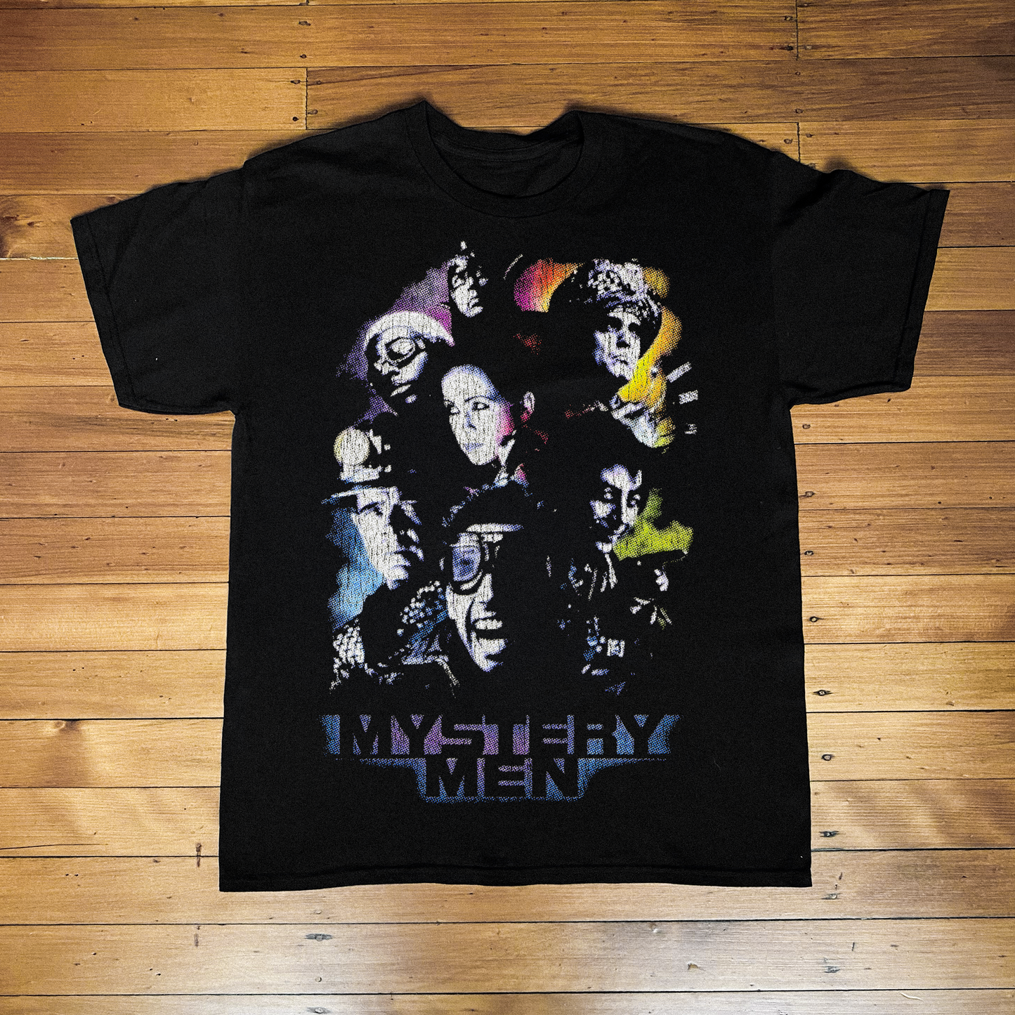 '99 MYSTERY MEN BLACK T-SHIRT