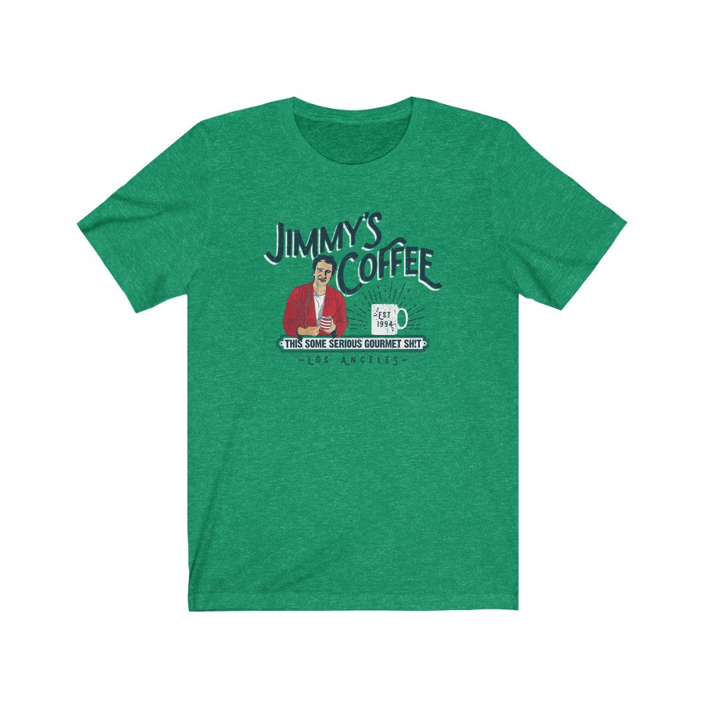 Jimmy's Serious Gourmet Coffee Men's/Unisex Super Soft Tee
