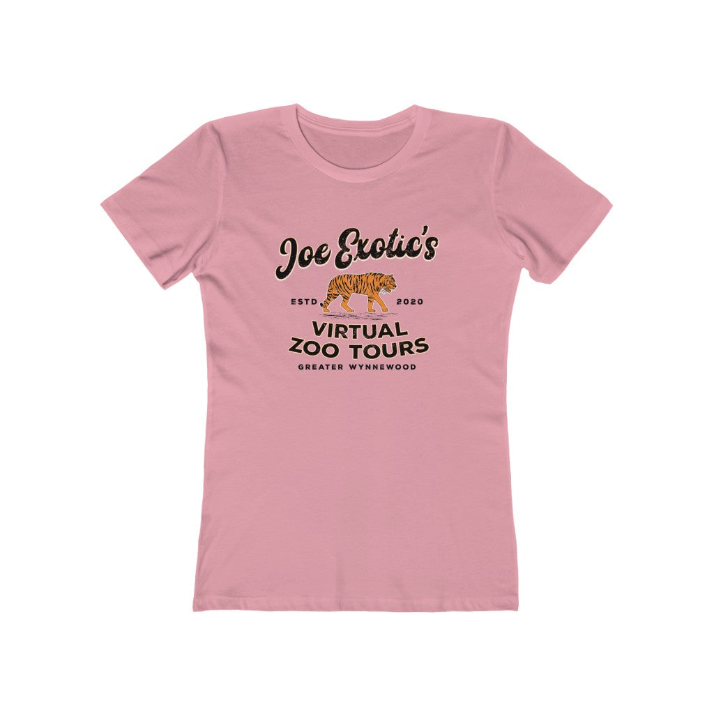 Joe Exotic's Virtual Zoo Tours Women's Boyfriend Tee