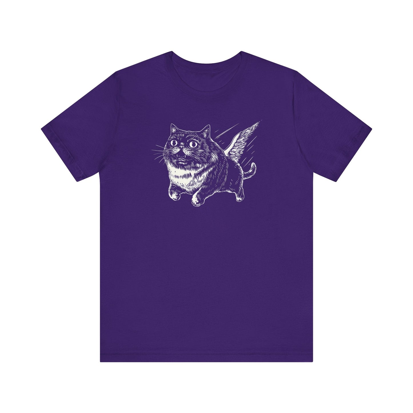 Flying Cat Graphic Tee Style002