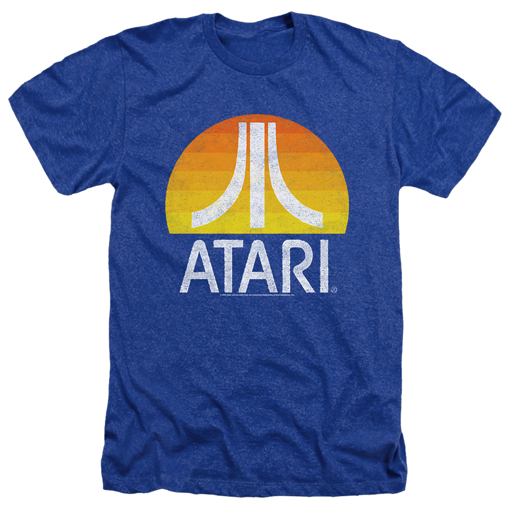 Atari Sunrise Eroded - Men's Heather T-Shirt