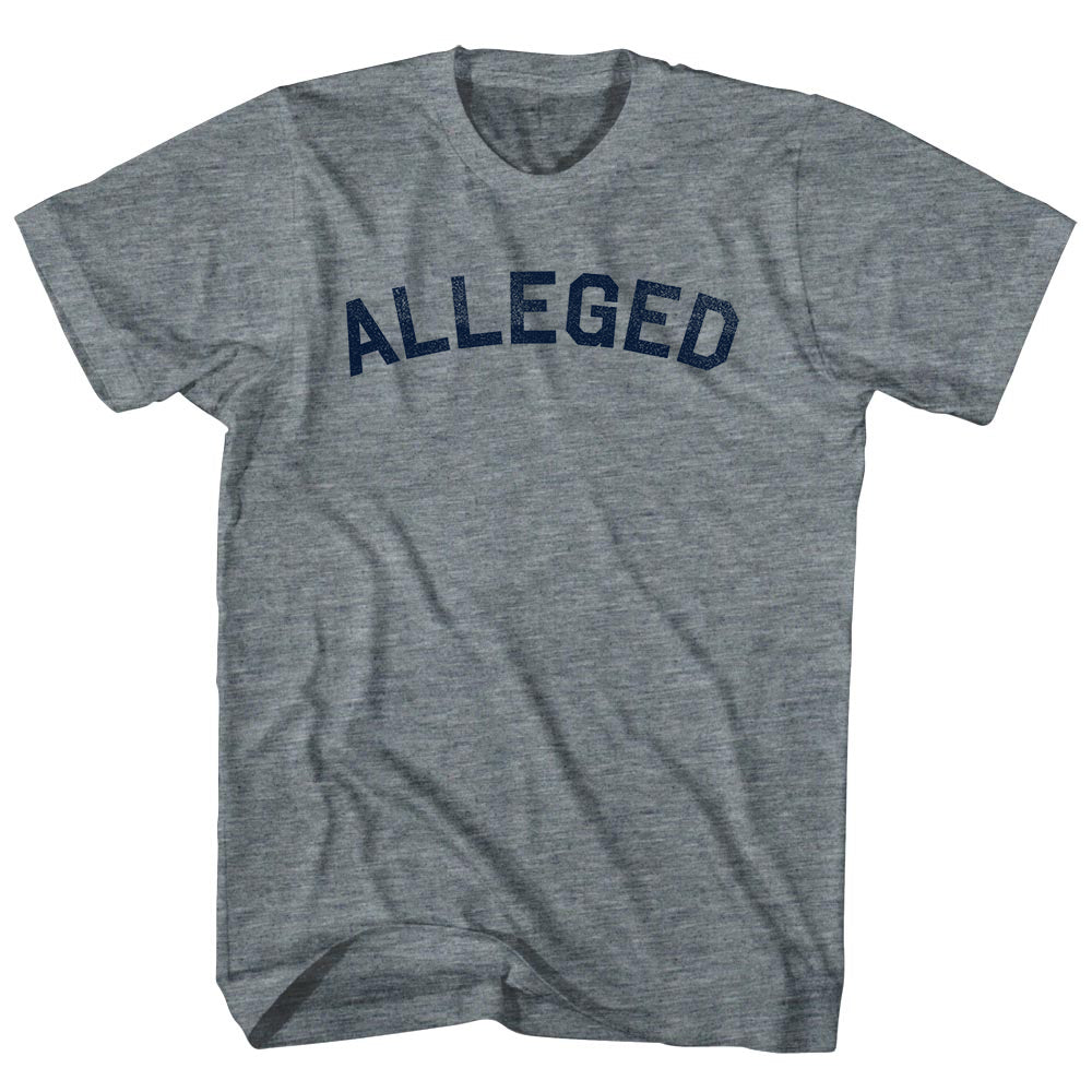 Alleged Womens Tri-Blend Junior Cut T-Shirt