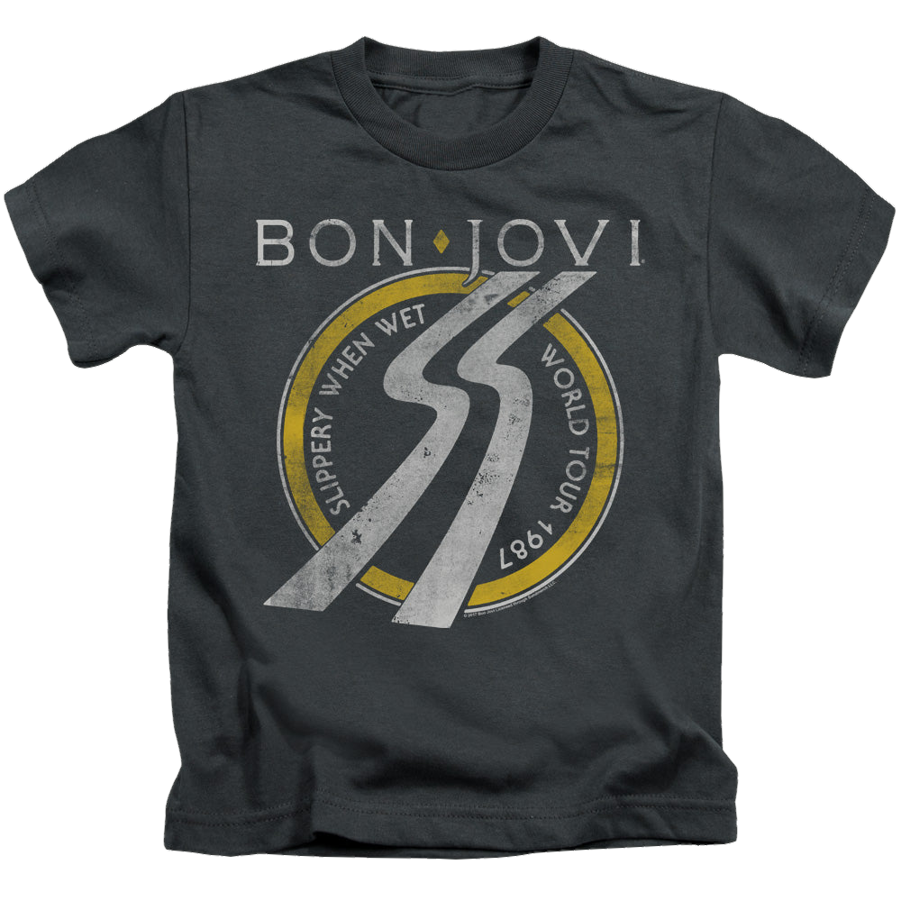 Bon Jovi Slippery When Wet World Tour - Kid's T-Shirt