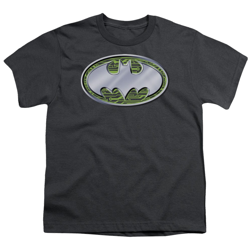 DC Batman Circuits Logo - Youth T-Shirt