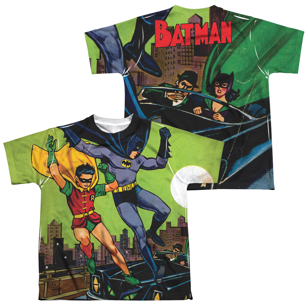 DC Batman Getaway (Front/Back Print) - Youth All-Over Print T-Shirt