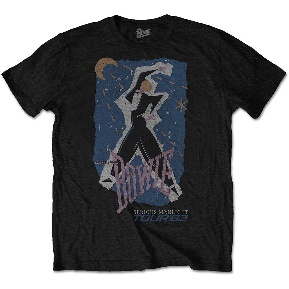 DAVID BOWIE Attractive T-Shirt, 83' Tour