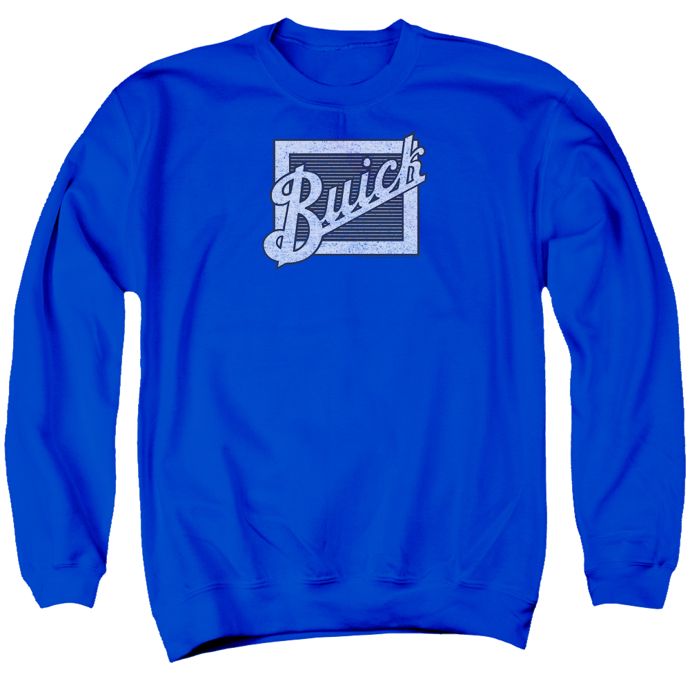 Buick Distressed Emblem - Men's Crewneck Sweatshirt