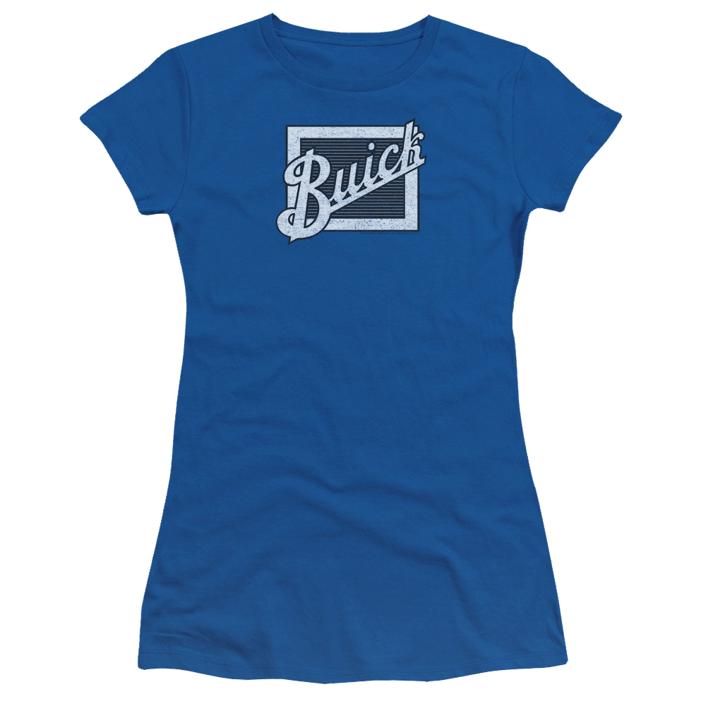 Buick Distressed Emblem - Juniors T-Shirt