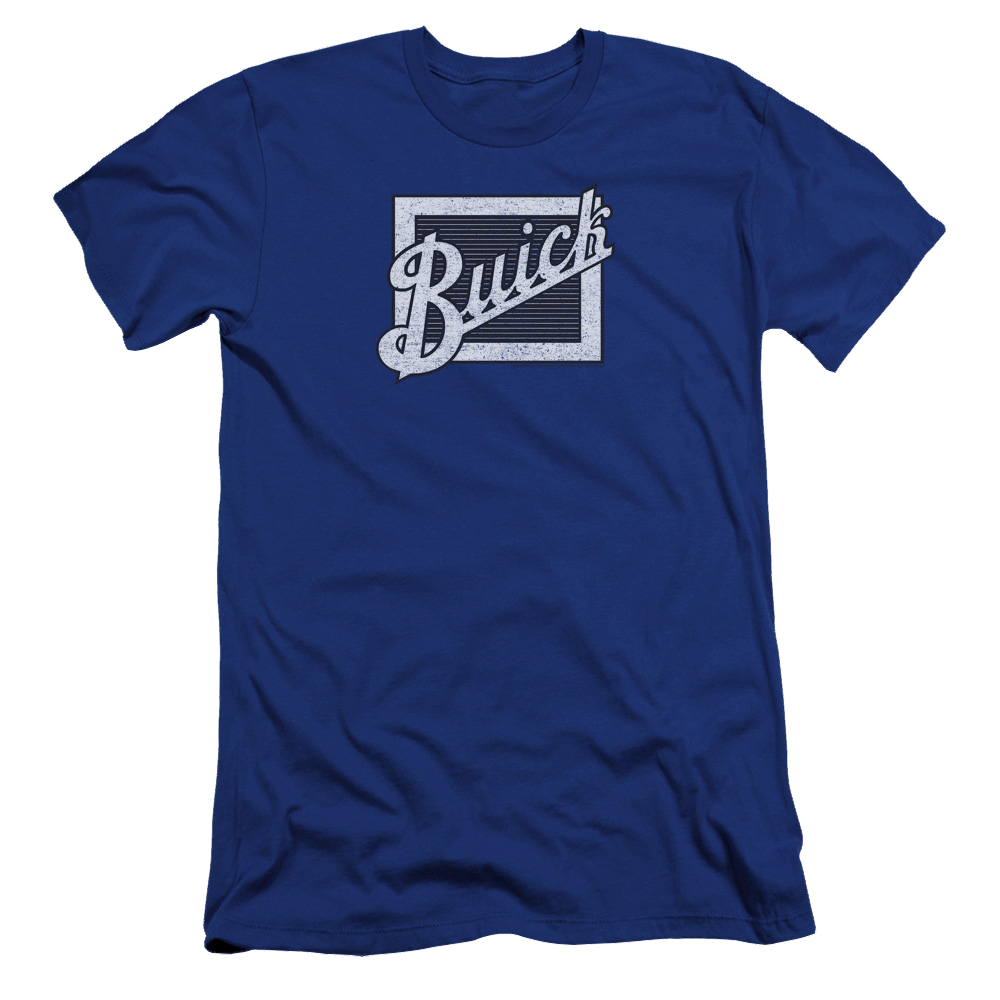 Buick Distressed Emblem - Men's Premium Slim Fit T-Shirt