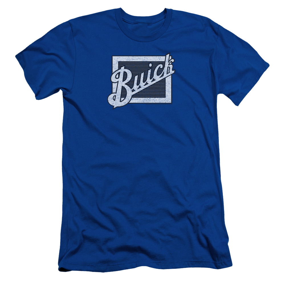 Buick Distressed Emblem - Men's Slim Fit T-Shirt