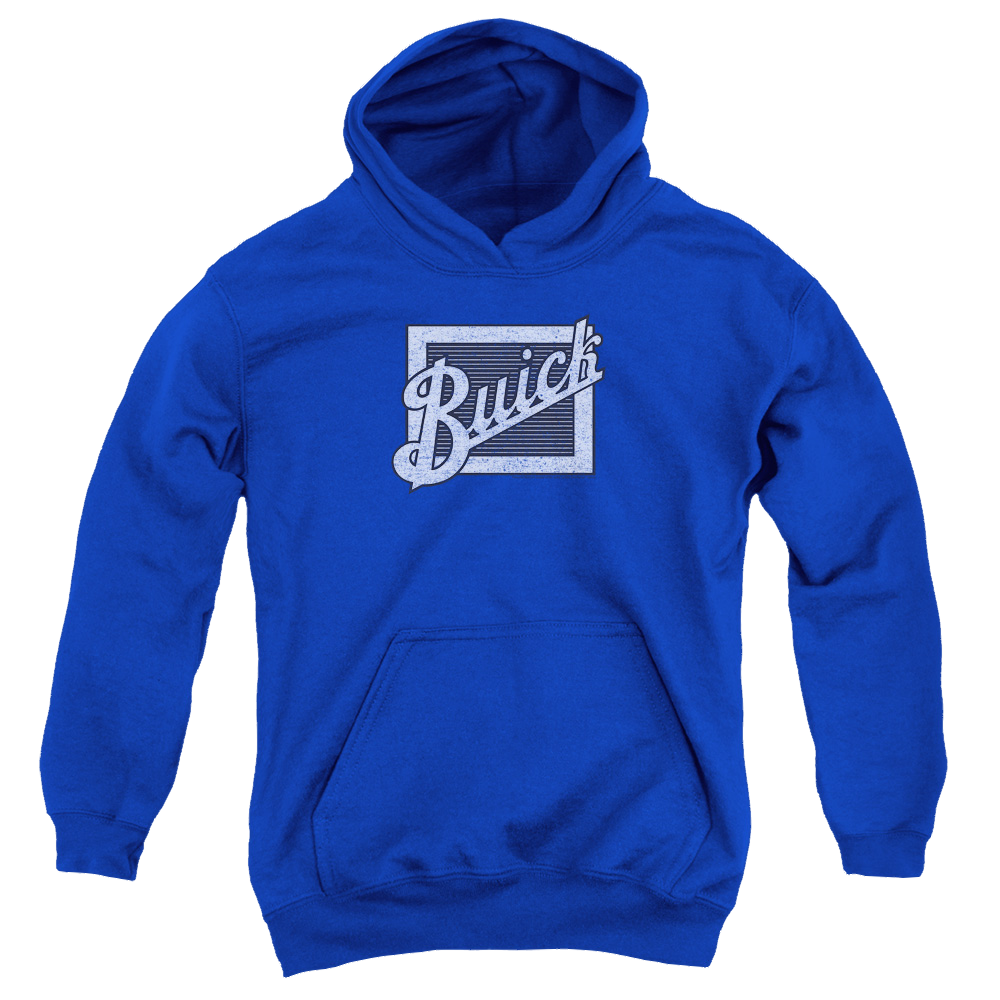 Buick Distressed Emblem - Youth Hoodie (Ages 8-12)