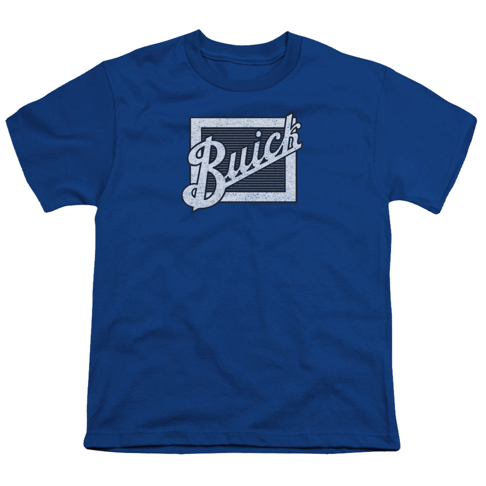 Buick Distressed Emblem - Youth T-Shirt (Ages 8-12)