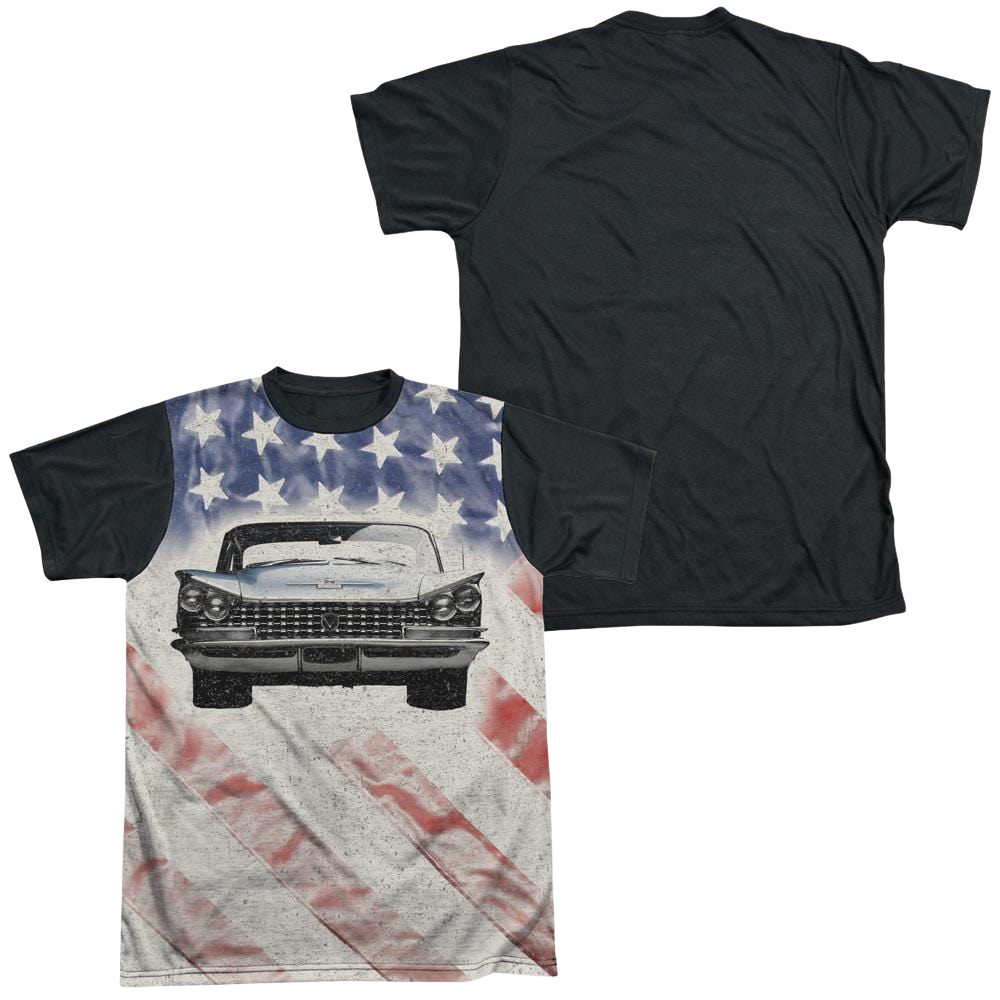 Buick 1959 Electra Flag - Men's Black Back T-Shirt
