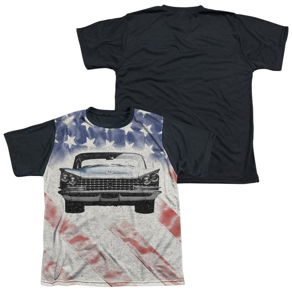 Buick 1959 Electra Flag - Youth Black Back T-Shirt (Ages 8-12)