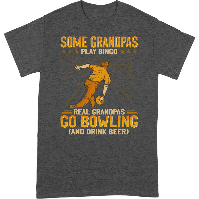 Bowling Some Grandpas Bingo Drink Beer T-Shirt GEA084