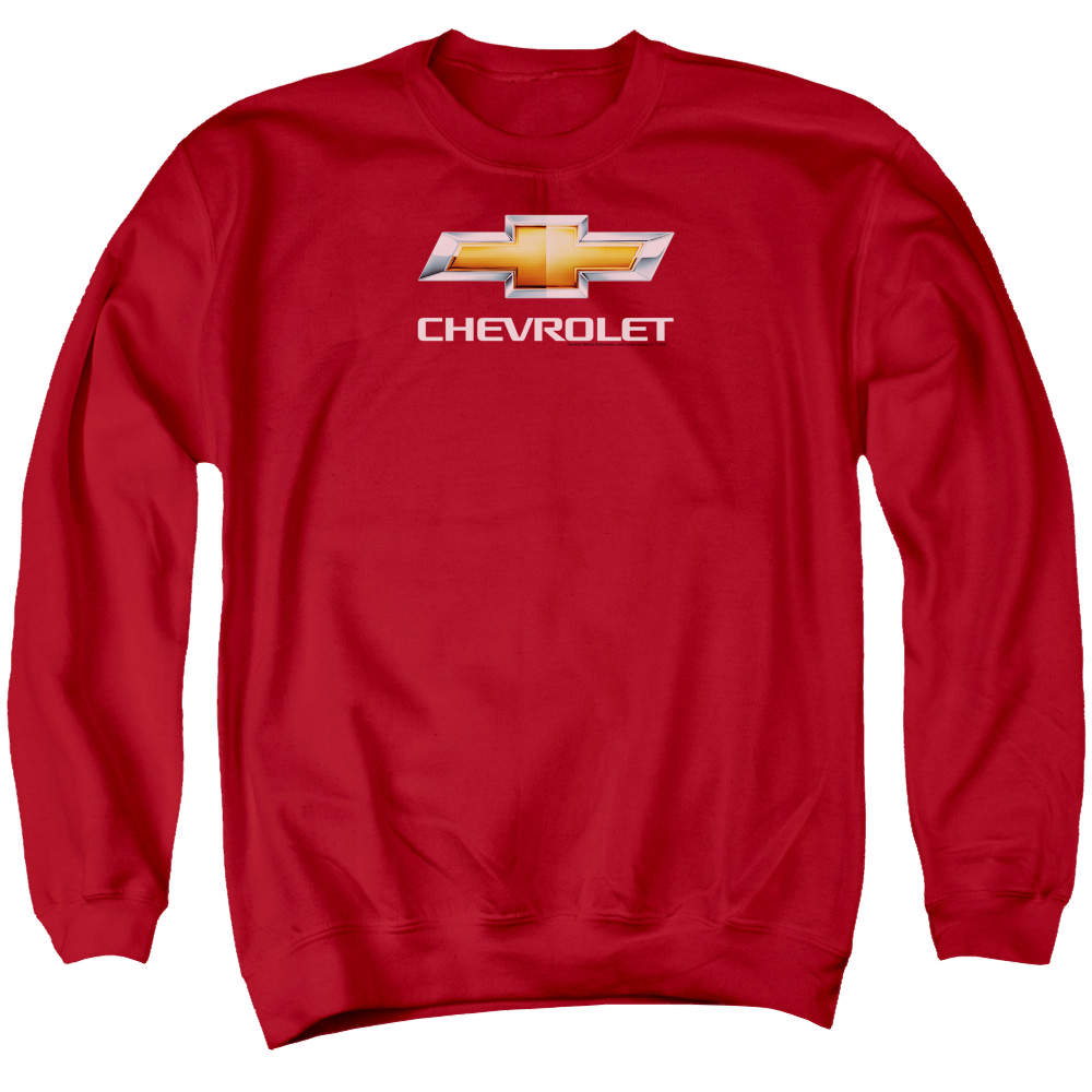 Chevrolet Chevy Bowtie Stacked - Men's Crewneck Sweatshirt