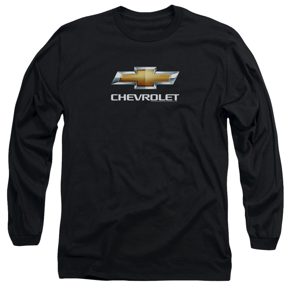 Chevrolet Chevy Bowtie Stacked - Men's Long Sleeve T-Shirt Style001