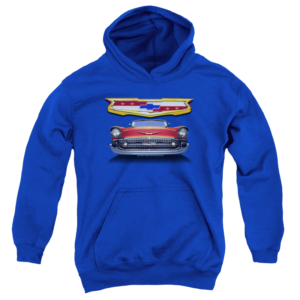 Chevrolet 1957 Bel Air Grille - Youth Hoodie (Ages 8-12)