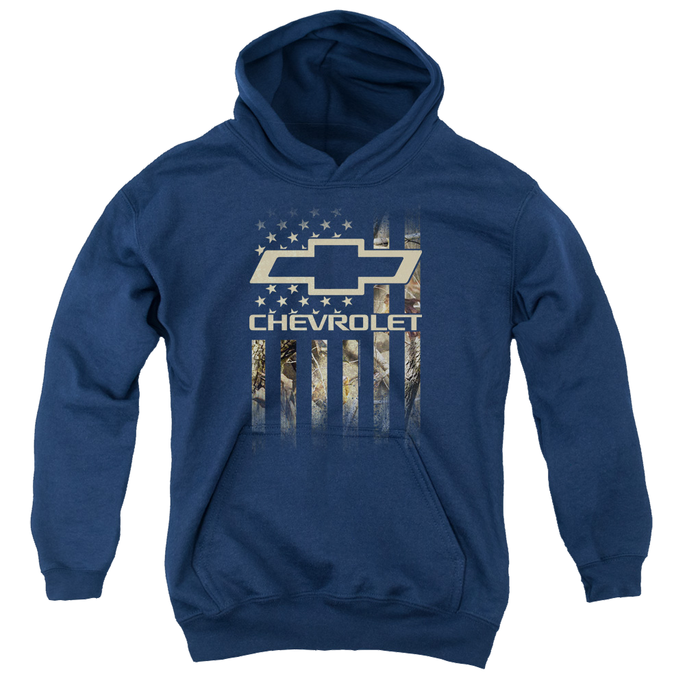 Chevrolet Camo Flag - Youth Hoodie
