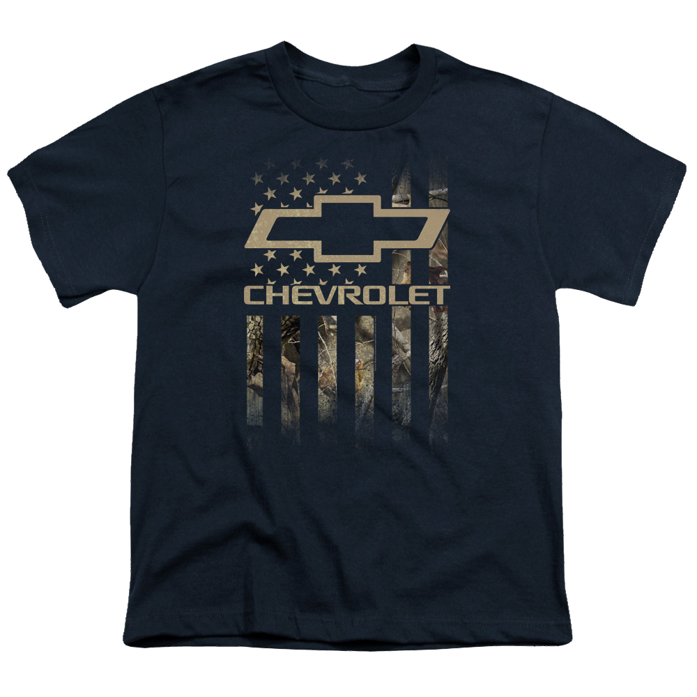 Chevrolet Camo Flag - Youth T-Shirt