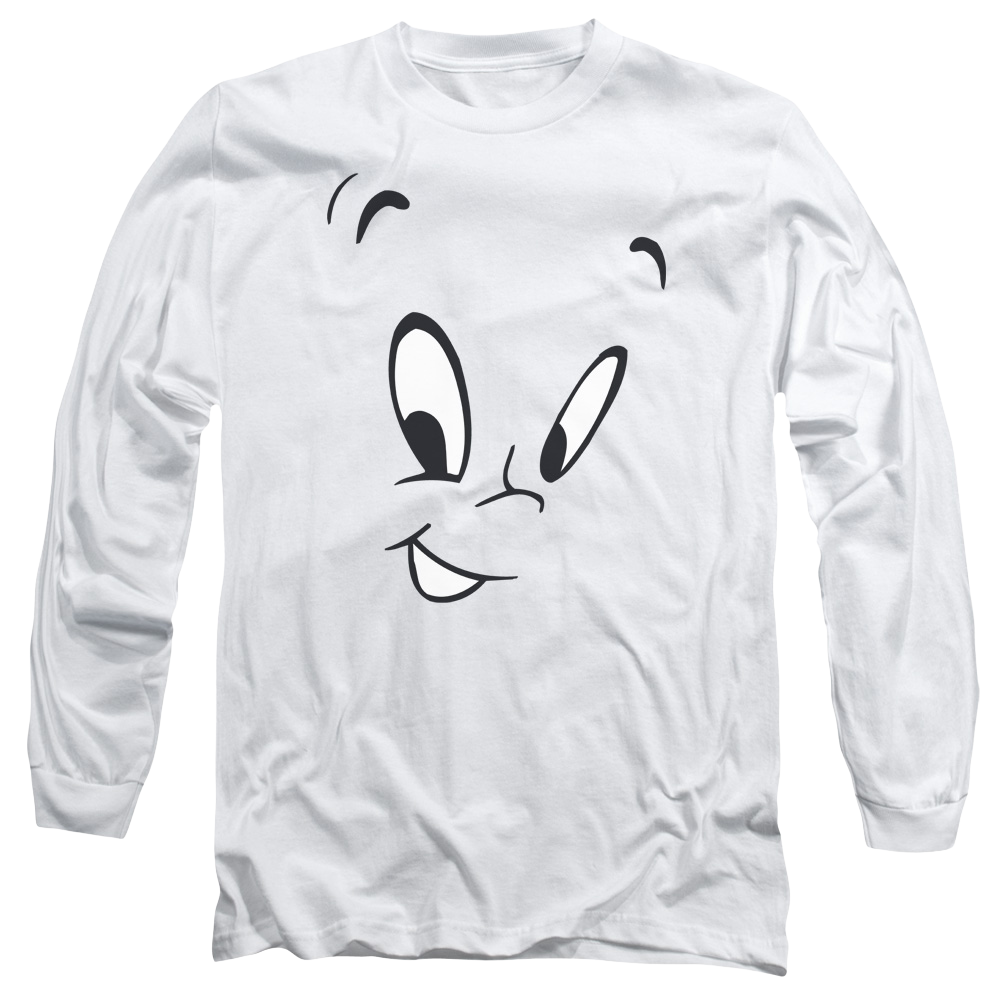 Casper the Friendly Ghost Face - Men's Long Sleeve T-Shirt