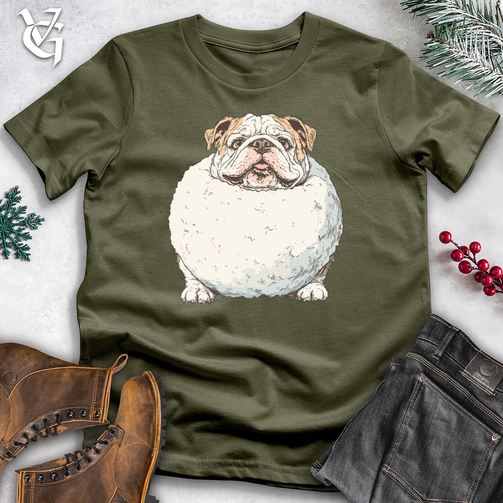 Bulldog Snowball Cotton Tee