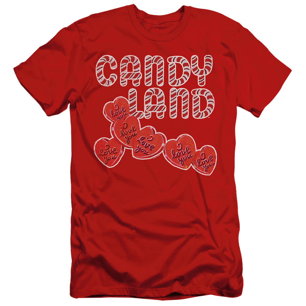 Candy Land I Love You - Men's Slim Fit T-Shirt